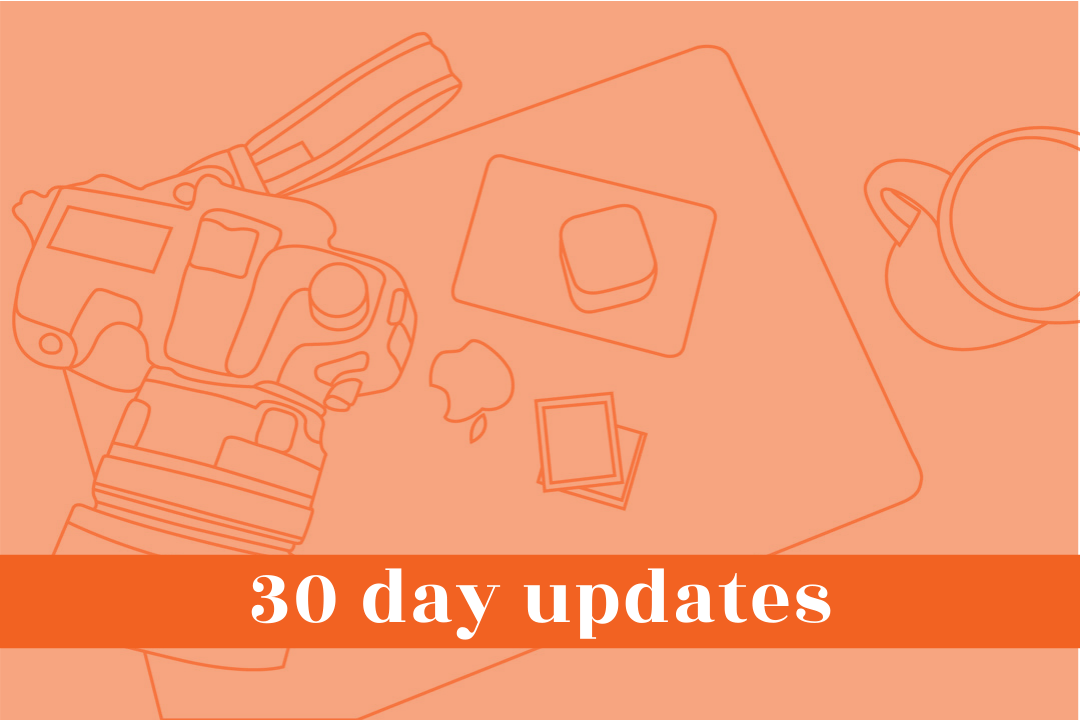 Social media updates from the past 30 days