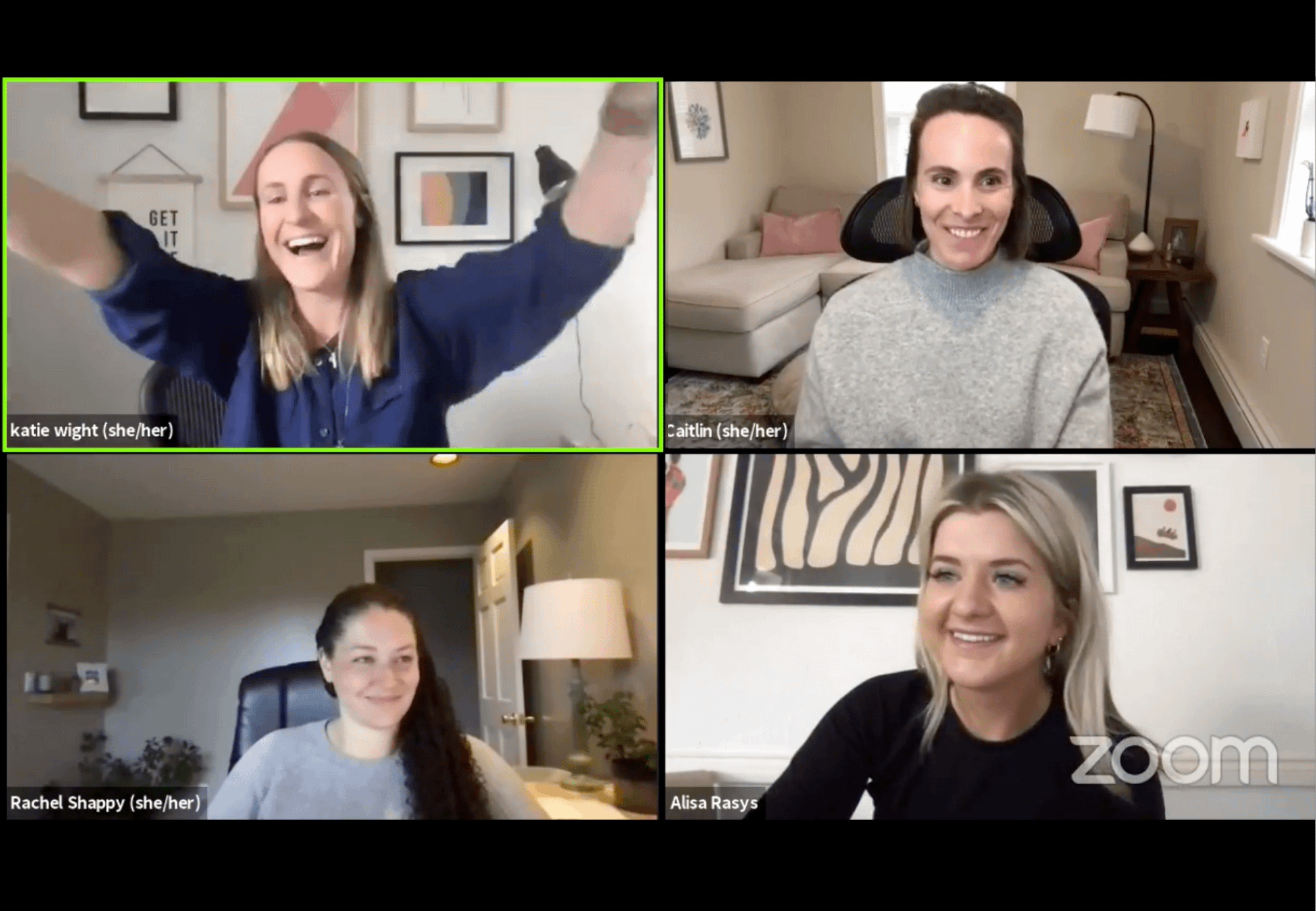 KW Team on Zoom Call